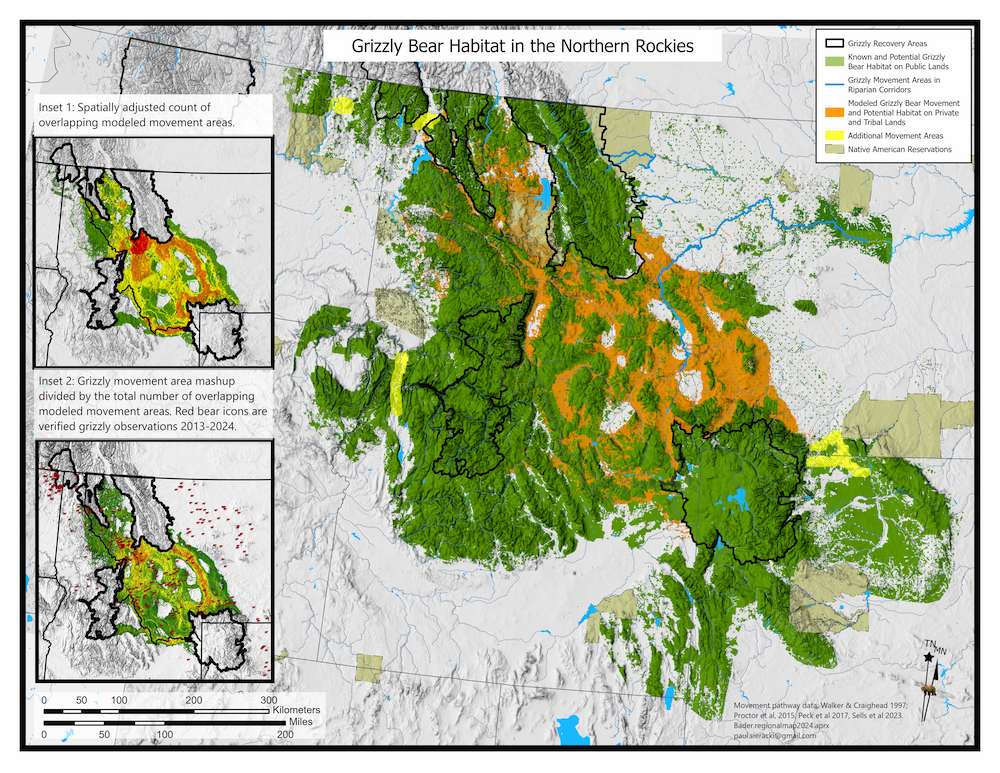 Flathead Lolo Bitterroot Citizen Task Force Grizzly Bear Habitat In The Northern Rockies