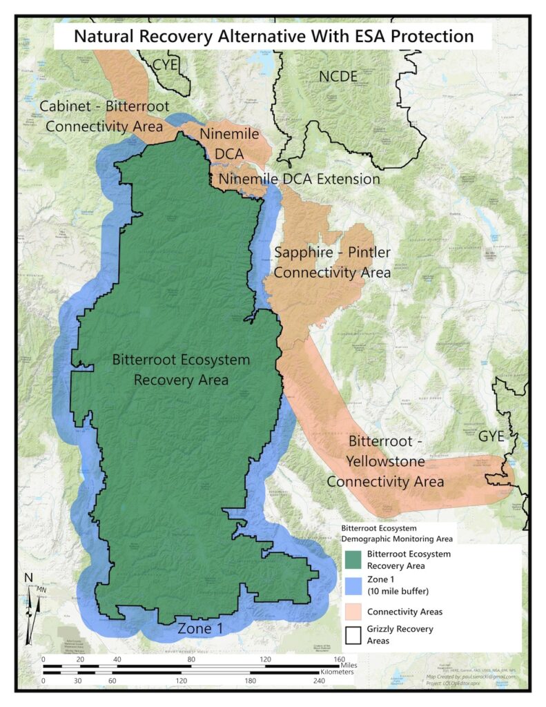 Flathead Lolo Bitterroot Citizen Task Force Bitterroot Natural Recovery Alternative