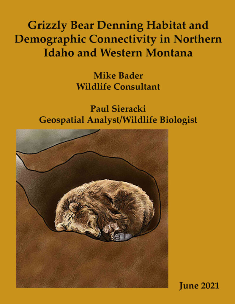 Flathead Lolo Bitterroot Citizen Task Force Grizzly Bear Denning Habitat and Demographic Connectivity in Northern Idaho and Western Montana