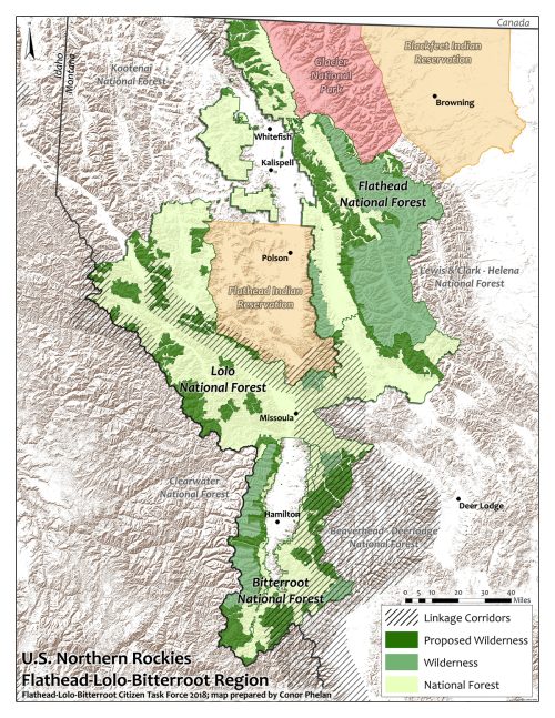 Flathead Lolo Bitterroot Region in the Northern Rockies